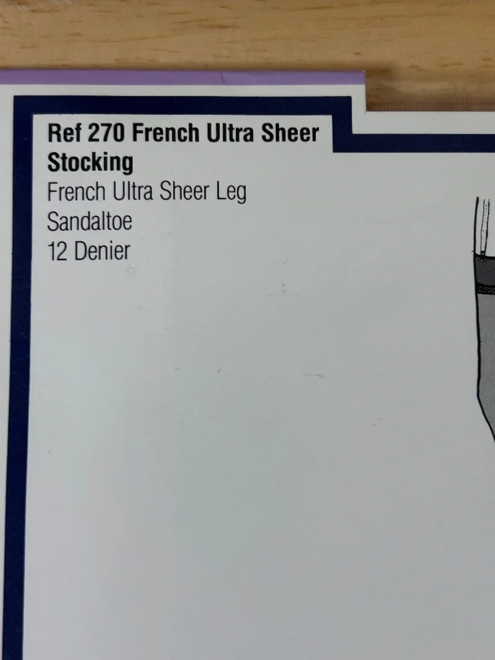 *VINTAGE* NIB Givenchy Ultra Sheer Beige Thigh High Stockings Sz C Pin-Up Style